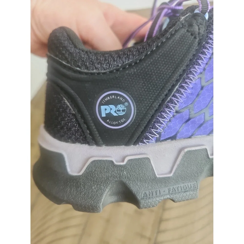 Timberland Pro Sneaker 7 Purple Powertrain Sport Alloy Toe Work Anti Fatigue SD+